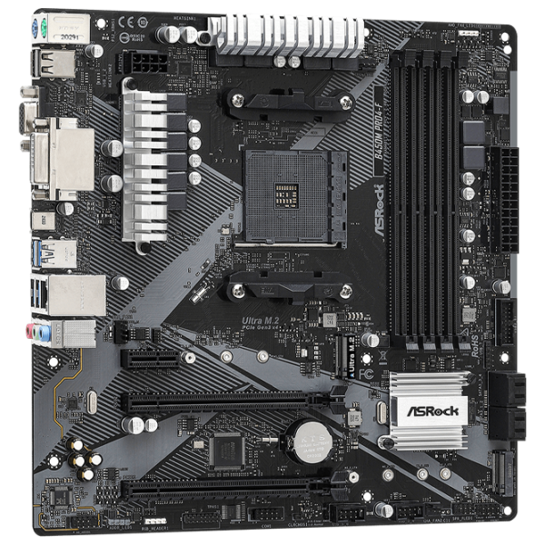 Placă de bază ASRock B450M PRO4-F R2.0 mATX/ B450 photo 3