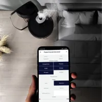Umidificator de aer Polaris PUH1010 Wi-Fi IQ Home Cu ultrasunet/ Black photo 2