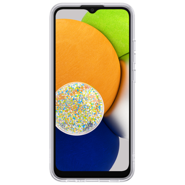 Чехол для смартфона Samsung Galaxy A03 Samsung/ Back/ TPU/ Прозрачный photo 3 Чехол для смартфона Samsung Galaxy A03 Samsung/ Back/ TPU/ Прозрачный photo 3