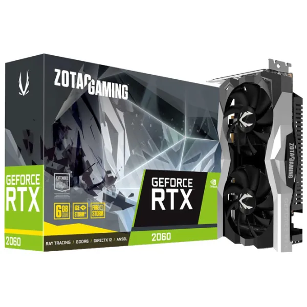Placă video Zotac GeForce RTX 2060 Twin Fan PCI Express x16 3.0 / 12 GB photo 5
