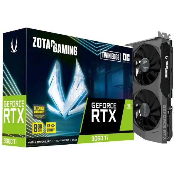 Placă video Zotac GeForce RTX 3060 Ti Twin Edge OC LHR PCI Express x16 4.0 / 8 GB photo 5
