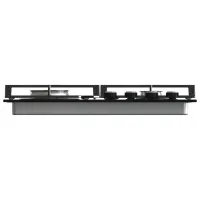 Plită încorporabilă pe gaz Gorenje GTW 641 KB Sticlă călită / Black photo 4