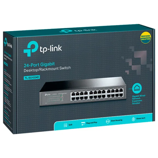 Switch TP-Link TL-SG1024D Черный photo 4