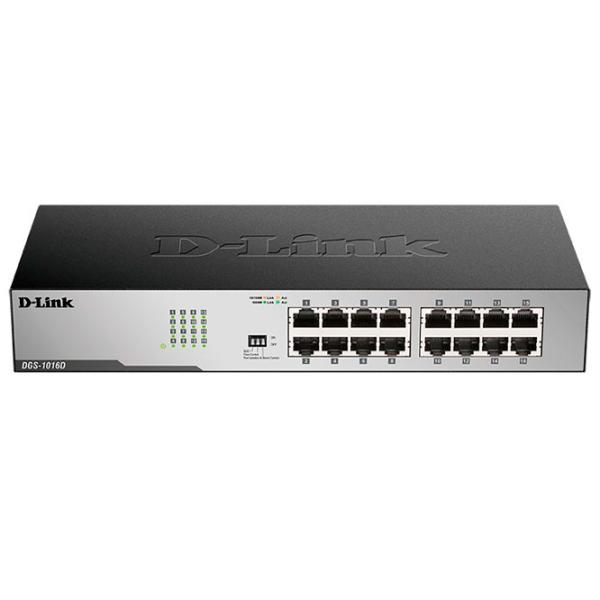 Switch D-Link DGS-1016D Black photo 2