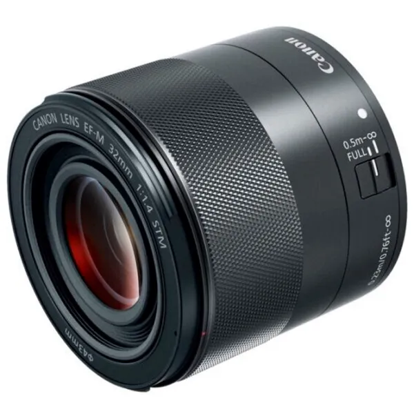 Объектив Canon EF-M 32 mm f/ 1.4 STM Черный photo 3