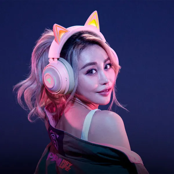 Наушники Razer Kraken Kitty Edition Розовый Проводная/ Игровой photo 6
