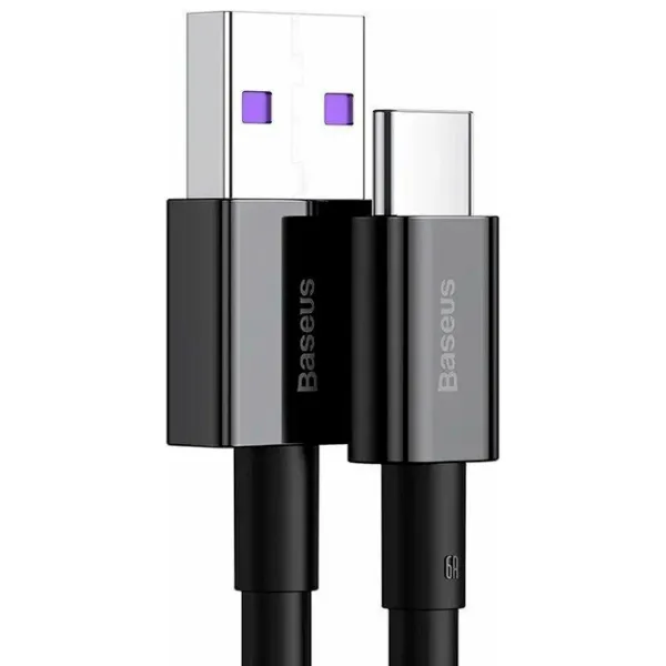 Кабель для телефона CATYS-01 Baseus USB Type-A + USB Type-C 1 м/ Черный photo 2