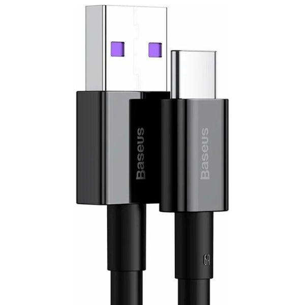 Кабель для телефона CATYS-01 Baseus USB Type-A + USB Type-C 1 м/ Черный photo 2