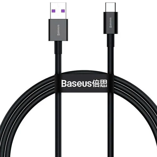 Кабель для телефона CATYS-01 Baseus USB Type-A + USB Type-C 1 м/ Черный photo 3