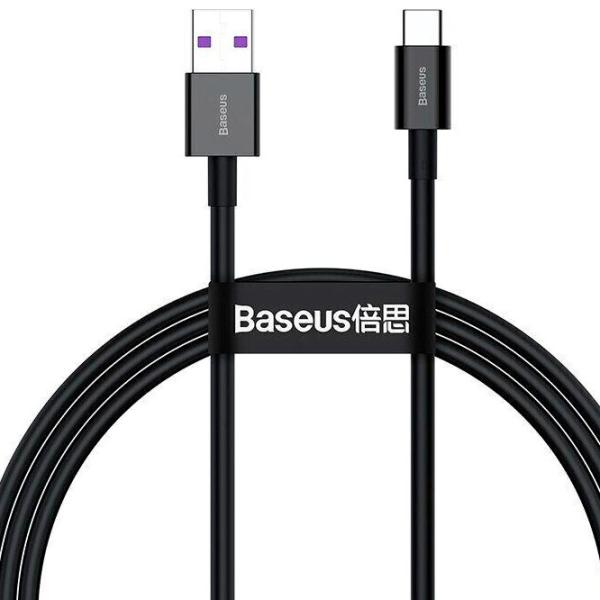 Кабель для телефона CATYS-01 Baseus USB Type-A + USB Type-C 1 м/ Черный photo 3