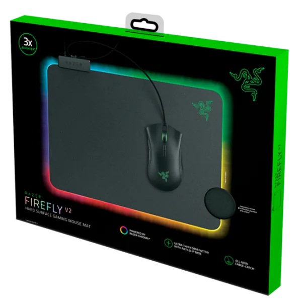 Коврик для мышки Razer Firefly V2 Черный photo 5