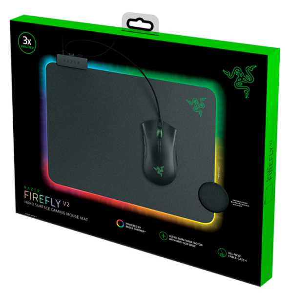 Коврик для мышки Razer Firefly V2 Черный photo 5