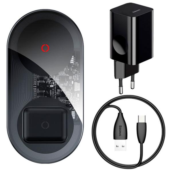 Încărcător wireless Baseus TZWXJK-B01 2.67 A/ Transparent photo 2