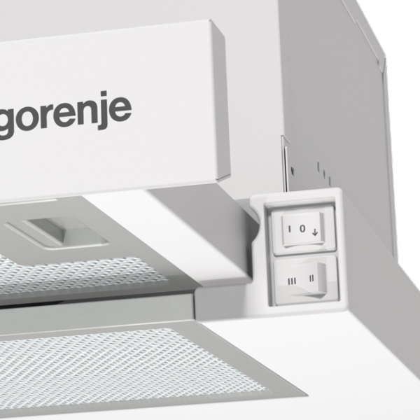 Вытяжка Gorenje TH 60E3 W Телескопическая/ Белый/ Серый photo 5