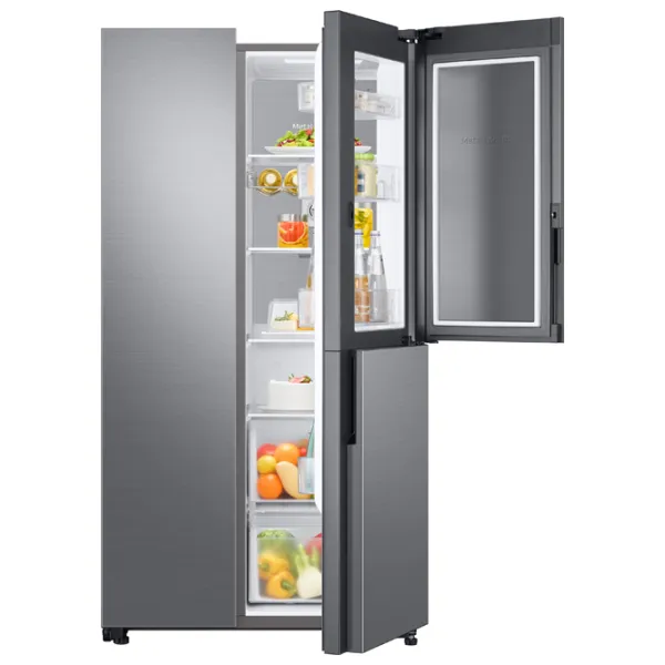 Frigider Samsung RH62A50F1M9/UA Side by Side 640 l / 178 cm / Inox photo 4