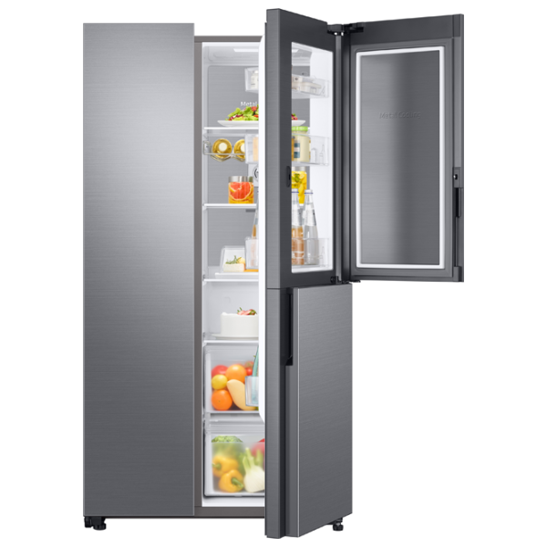 Frigider Samsung RH62A50F1M9/UA Side by Side 640 l / 178 cm / Inox photo 4