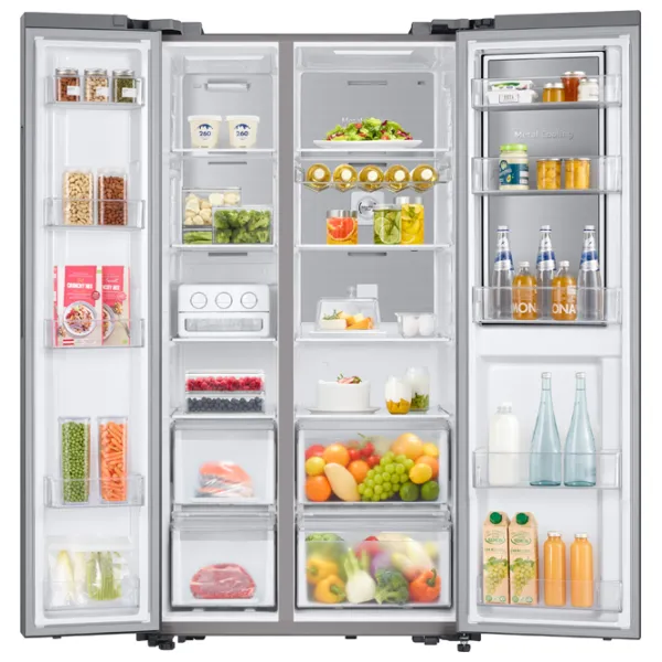 Frigider Samsung RH62A50F1M9/UA Side by Side 640 l / 178 cm / Inox photo 5