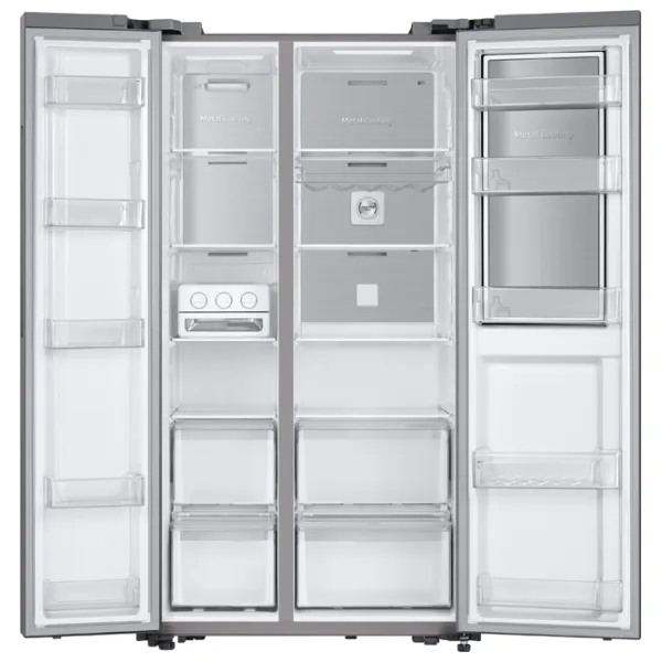 Frigider Samsung RH62A50F1M9/UA Side by Side 640 l / 178 cm / Inox photo 6