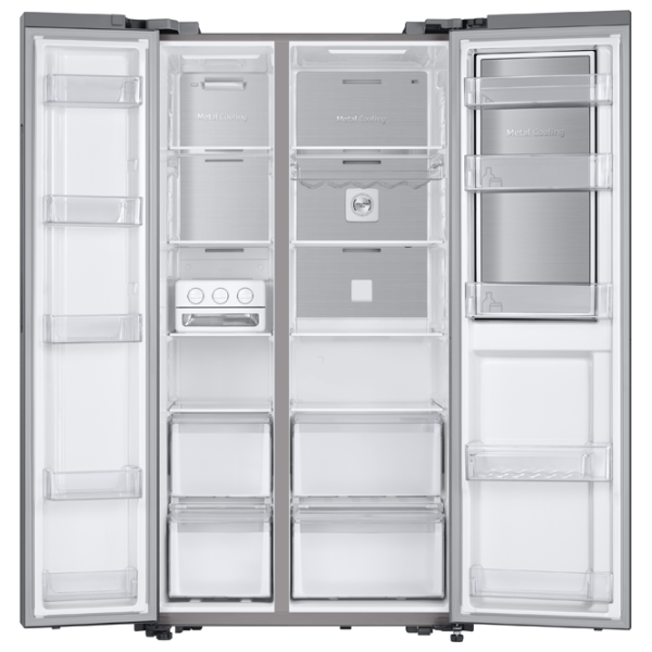 Frigider Samsung RH62A50F1M9/UA Side by Side 640 l / 178 cm / Inox photo 6