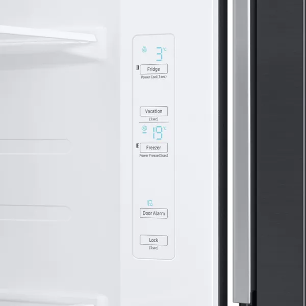 Frigider Samsung RH62A50F1M9/UA Side by Side 640 l / 178 cm / Inox photo 8