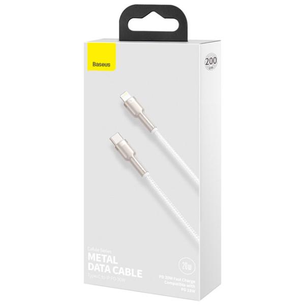 Кабель для телефона CATLJK-B02 Baseus USB Type-C + Lightning 2 м/ Белый photo 5