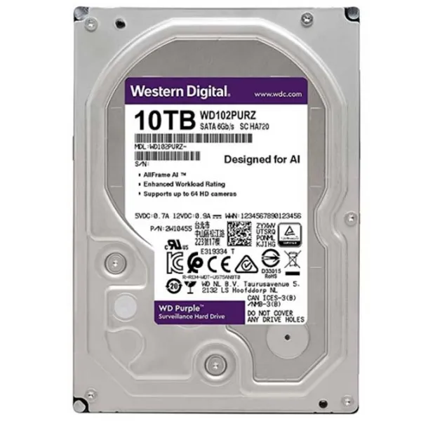 HDD Wester WD102PURZ 10 ТБ Пурпурный photo 2