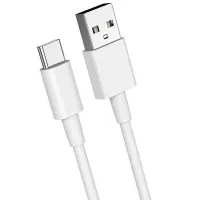 Cablu pentru telefon NY-11 EVO USB Type-A + USB Type-C 2 m/ White photo 2