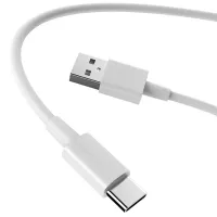 Cablu pentru telefon NY-11 EVO USB Type-A + USB Type-C 2 m/ White photo 3