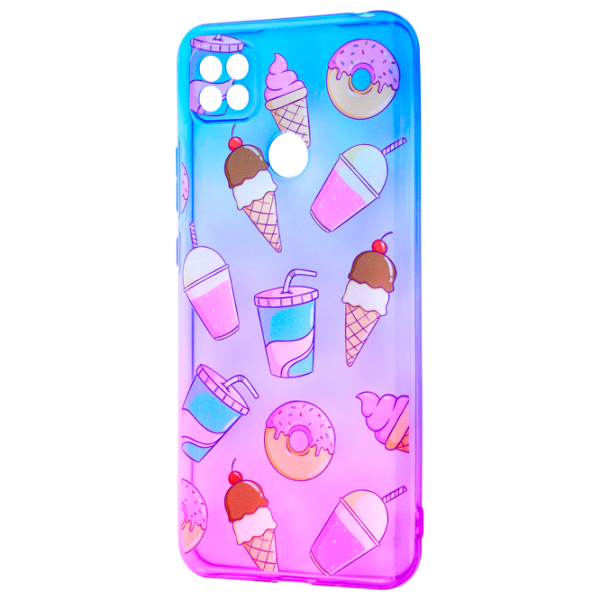 Чехол для смартфона Xiaomi Redmi 9C WAVE/ Back/ TPU/ Пурпурный Синий photo 2