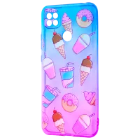 Husă pentru smartphone Xiaomi Redmi 9C WAVE/ Back/ TPU/ Purple Blue photo 2