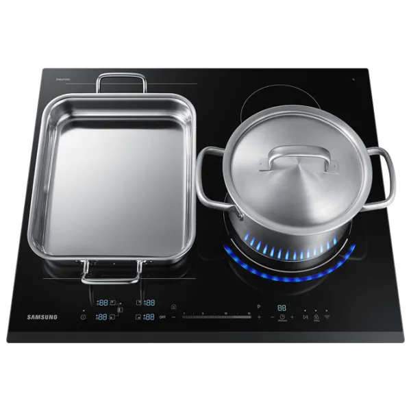 Plită încorporabilă cu inducție Samsung NZ64R9777GK/ W1 Black photo 6