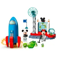 Constructor pentru copii LEGO Mickey Mouse & Minnie Mouse's Space Rocket Rachetă spațială/ Blue photo 2