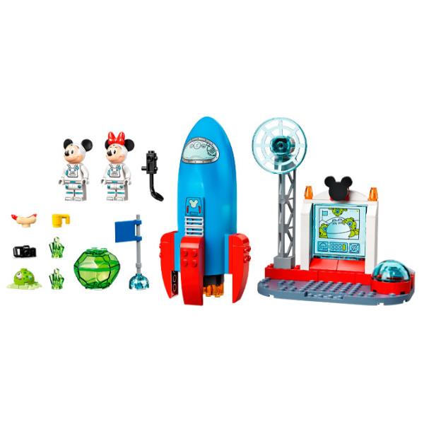 Детский конструктор LEGO Mickey Mouse & Minnie Mouse's Space Rocket Космическая ракета/ Синий photo 4