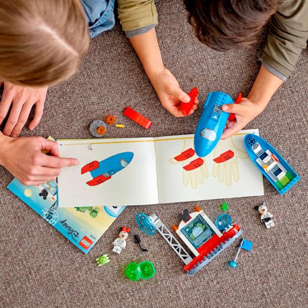 Детский конструктор LEGO Mickey Mouse & Minnie Mouse's Space Rocket Космическая ракета/ Синий photo 5