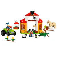 Constructor pentru copii LEGO Mickey Mouse & Donald Duck Farm Fermă/ Yellow photo 2