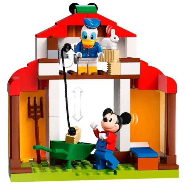 Детский конструктор LEGO Mickey Mouse & Donald Duck Farm Ферма/ Желтый photo 3