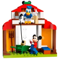 Constructor pentru copii LEGO Mickey Mouse & Donald Duck Farm Fermă/ Yellow photo 3