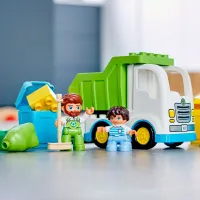 Constructor pentru copii LEGO Autospeciala salubrizare și reciclare Mașină/ Multicolor photo 4