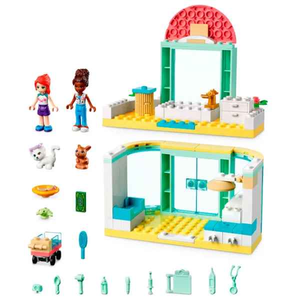 Детский конструктор LEGO Ветеринарная клиника Veterinary Clinic/ Синий photo 4