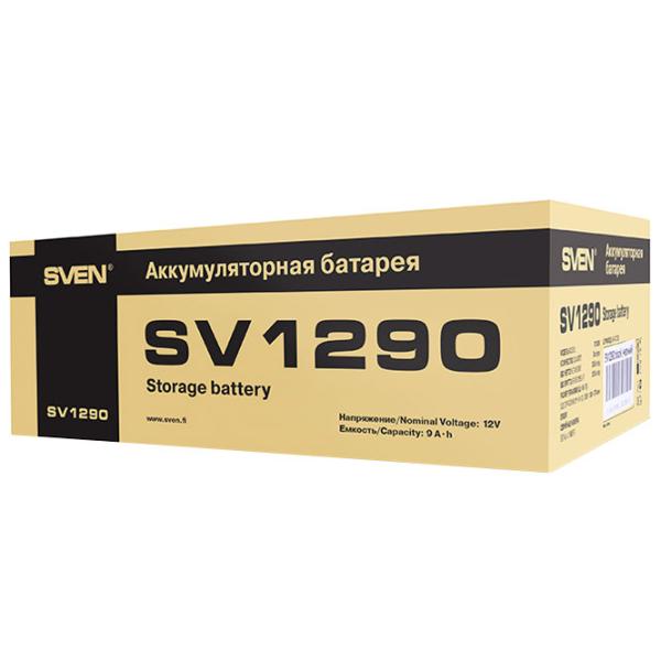 Аккумуляторная батарея для ИБП Sven SV1290 12 В 9 Ач Черный photo 4