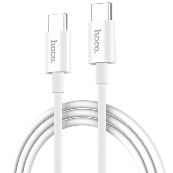 Cablu pentru telefon X23 Hoco USB Type-A + USB Type-C 1 m/ White photo 2