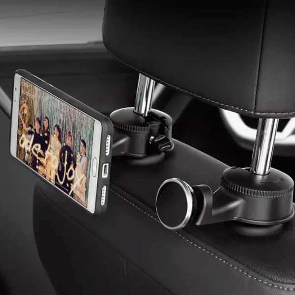 Автомобильный держатель Hoco CA18 Car backrest magnetic holder SILVER Серебристый photo 3 Автомобильный держатель Hoco CA18 Car backrest magnetic holder SILVER Серебристый photo 3