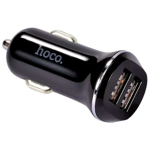 Încărcător auto Hoco Z1 2.1 A/ Black photo 2