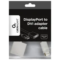 Кабель видео Gembird DisplayPort + DVI 0.1 м/ Белый photo 2