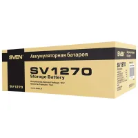 Аккумуляторная батарея для ИБП Sven SV1270 12 В 7 Ач Черный photo 4