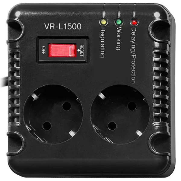 Stabilizator de tensiune Sven VR-L 1500 Black photo 2