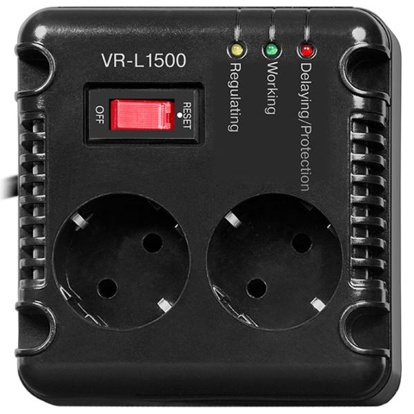 Stabilizator de tensiune Sven VR-L 1500 Black photo 2