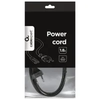 Cablu de alimentare Cablexpert Schuko + C7 1.8 m/ Black photo 5