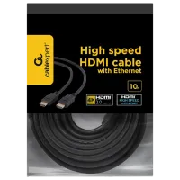 Cablu video Cablexpert HDMI + HDMI 10 m/ Black photo 4