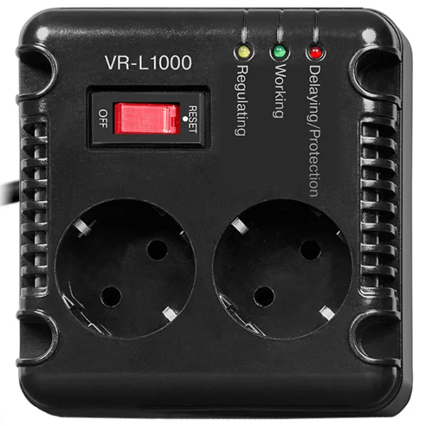 Stabilizator de tensiune Sven VR-L 1000 Black photo 2